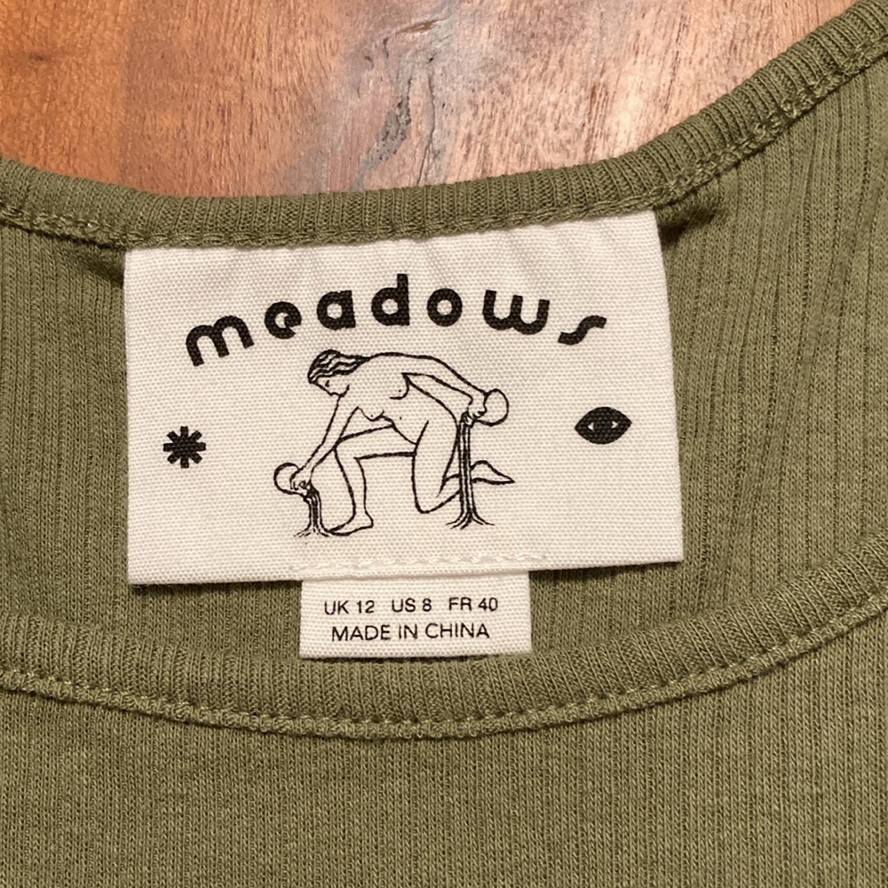 MEADOWS Green Floral Tank Top - Picture 2 of 8